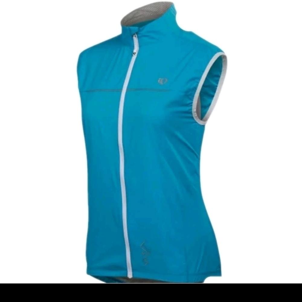 Pearl Izumi Women's Blue Elite Barrier Reflective Cycling Vest L
